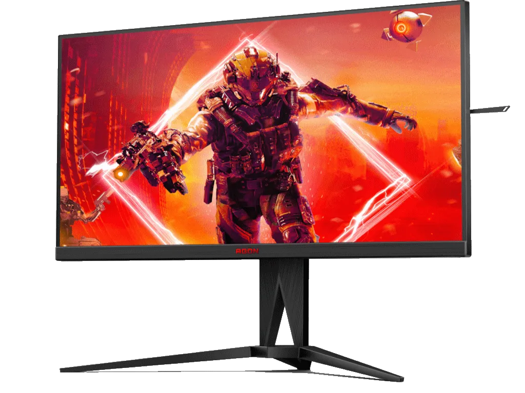 Monitor AOC AGON AG275QXN/EU 27"/VA/2560x1440/165Hz/1ms GtG/HDMIx2,DPx2,USB/freesync/pivot,visina Slika 4